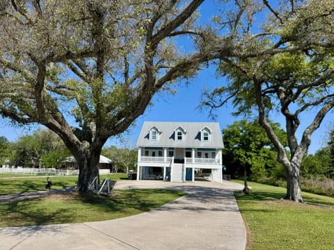 View of the house from the beach