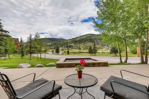 Wonderful mountain views out our private back patio