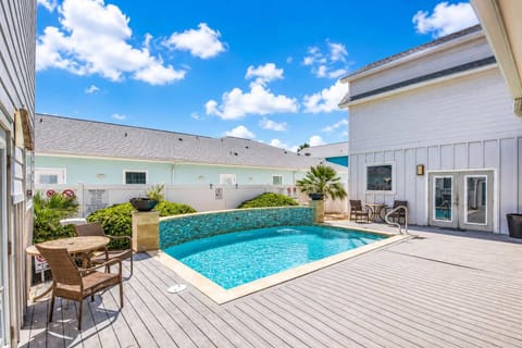 Relax and unwind in the pool, steps from your door