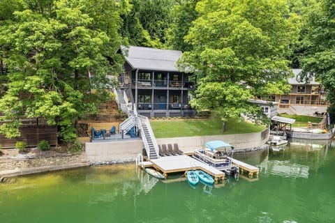 Lakeside of cabin
