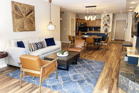 Living Room to Kitchen open concept