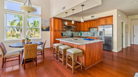 Pili Mai Resort at Poipu #15I - Kitchen & Dining Room - Parrish Kauai