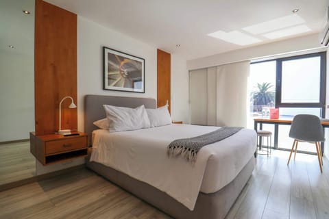 Master bedroom with natural light
