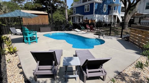 Soak up the sun, relaxing by the salt-water pool!
