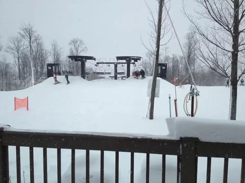 Ski Lift View From Deck