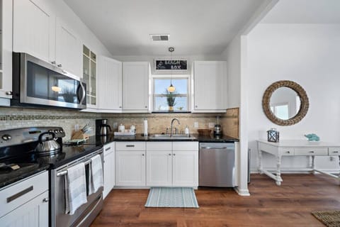 Whip up delicious meals in this charming kitchen