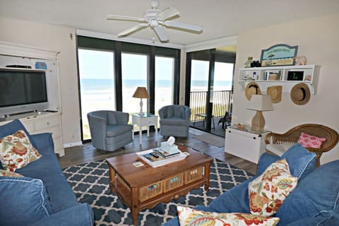 St Augustine Oceanfront Condos living room