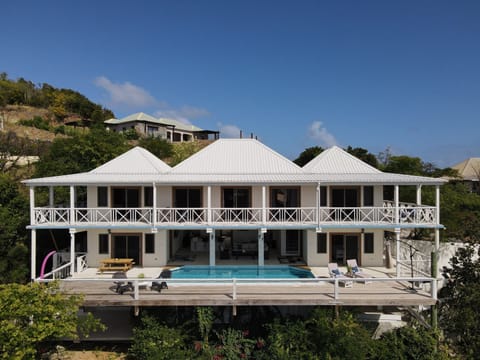 An aerial shot of Leeward House! 