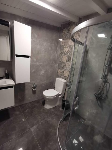 Executive Double Room, Jetted Tub | Bathroom | Shower, free toiletries, hair dryer, slippers