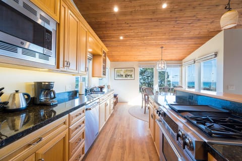 Updated kitchen with beautiful views