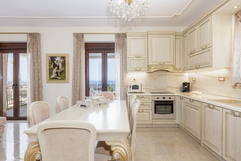 A fully equipped kitchen for culinary wonders.