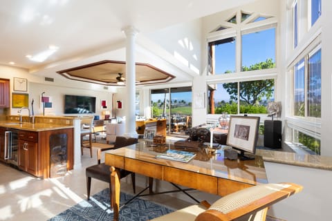 LIBRARY AND GREAT ROOM
