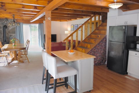 The first floors open plan is great for large groups.