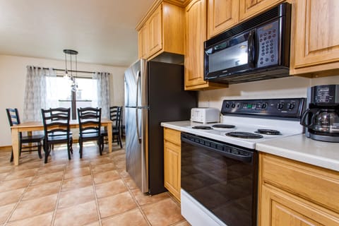 Fully stocked kitchen