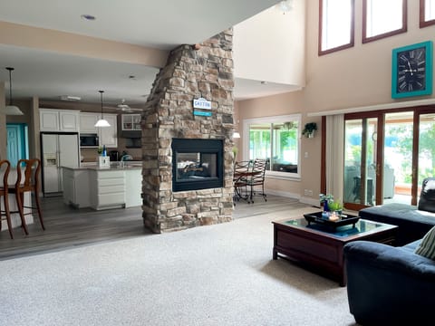 Kitchen and living room