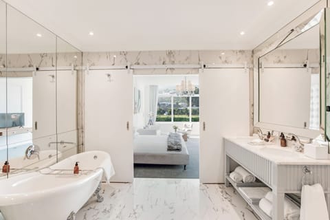 Superior Room | Bathroom | Designer toiletries, hair dryer, towels