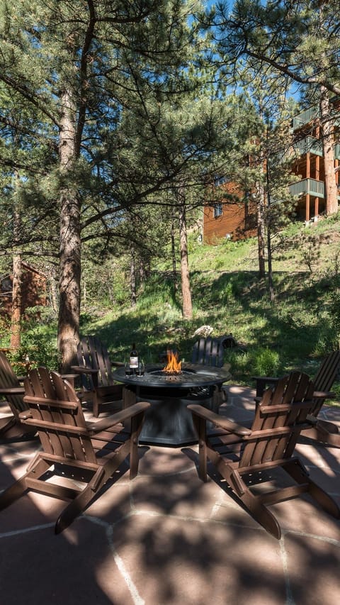 Private Fire Pit area next to home on the south side wooded area