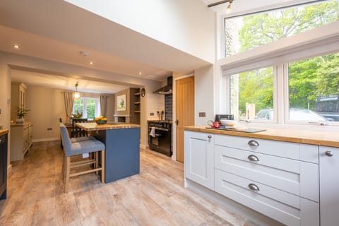 Ground floor: Open-plan living comprising kitchen and dining  areas