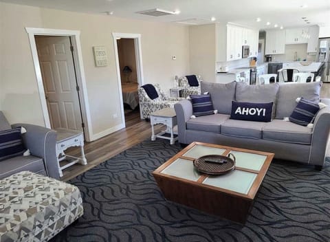 Queen Bedrooms off the living room