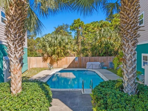 Shared Seasonal Community Pool with gated entry; no lifeguards; not heated