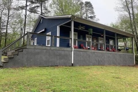 Cabin is at the end of a quiet cove