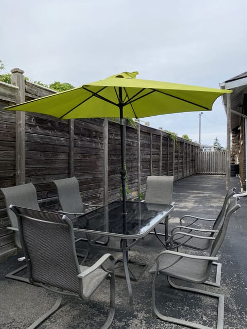 Backyard Sitting Area + Grill