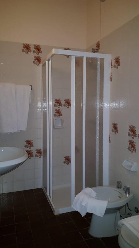 Triple Room | Bathroom | Shower, hair dryer, bidet, towels