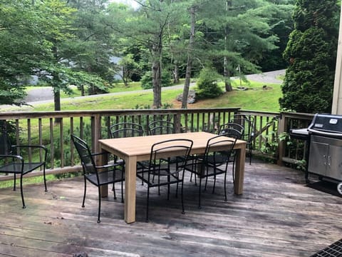 Large Deck with Weber BBQ