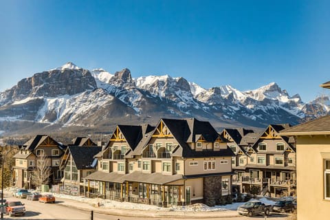Excellent views of the Mt. Rundle mountain range from the private balcony.