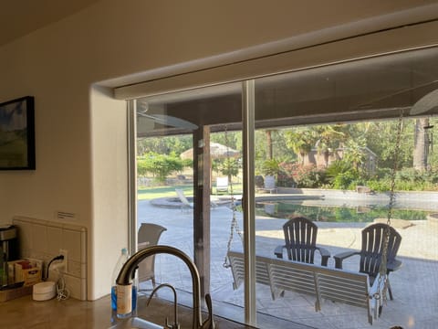 View from the kitchen window