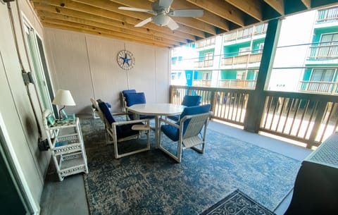 Enjoy salt air & sound of the waves crash down as you relax on our large deck.