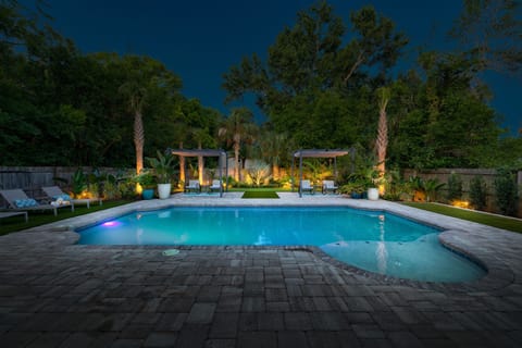 Take an evening swim with resort style vibes