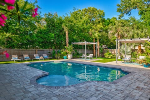 Stretch out with plenty of poolside seating
