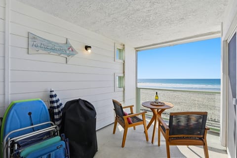 Private BBQ and oceanfront patio