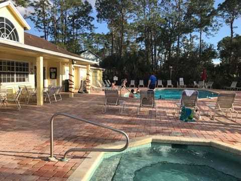 Clubhouse.  Also has fitness center and sauna.