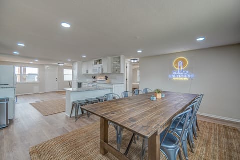 Plenty of dining space