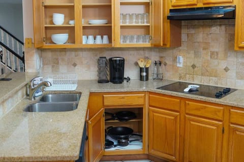 Kitchen is well-stocked with everything you might need + more! 