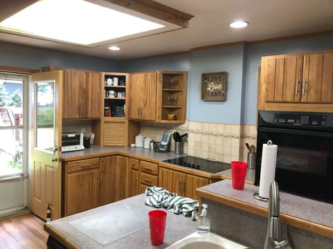 Kitchen view from sink