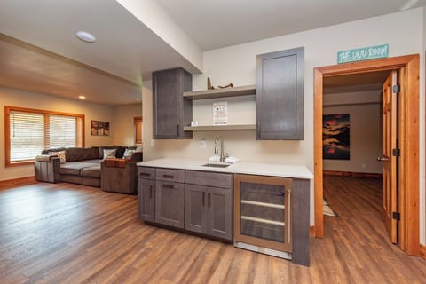 Media Area on Left Side of Lower Level