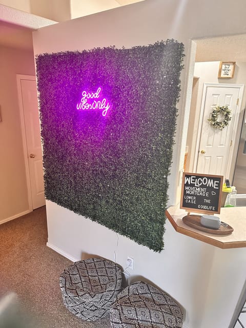 Upon entrance you'll know a selfie wall