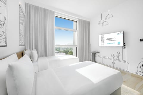 Hypo-allergenic bedding, in-room safe, soundproofing, bed sheets