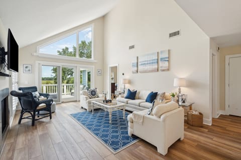 The main living area is on the  2nd level.
