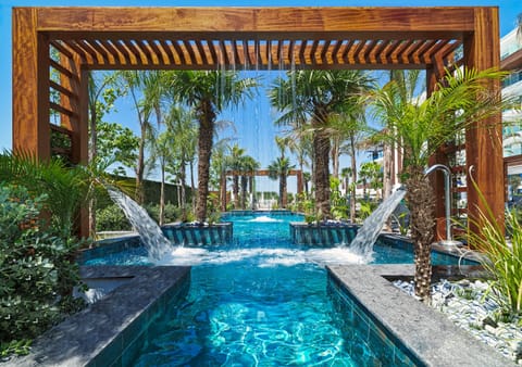 Indoor pool, 2 outdoor pools, pool umbrellas, sun loungers