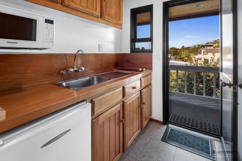 Deluxe Studio Suite, 1 King Bed | Private kitchen | Fridge, microwave, stovetop, toaster