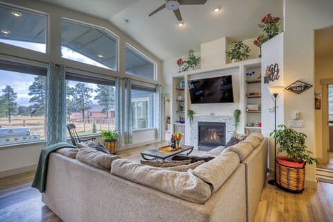 Living Room View - Large Bay Windows