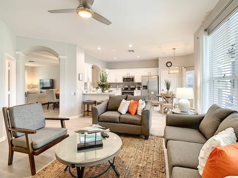 Family Room Is Connected To The Kitchen