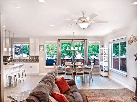 Family Area with 65 inch Smart LED TV which is Netflix and Apple TV Supported