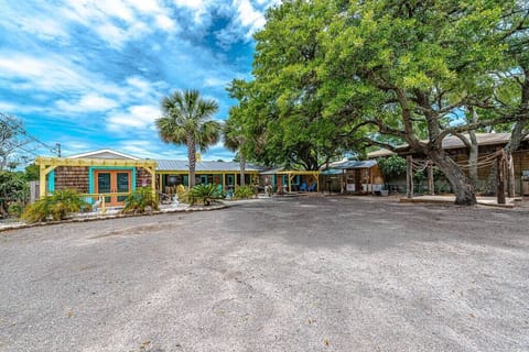 Front of property with parking. One space per reservation.