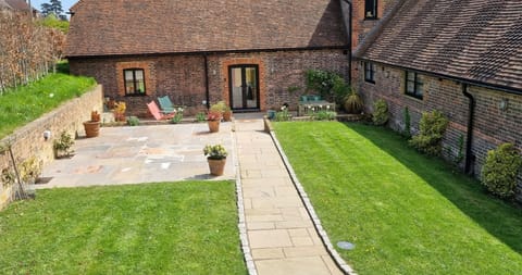 Secluded but sunny private garden, secure for pets and children