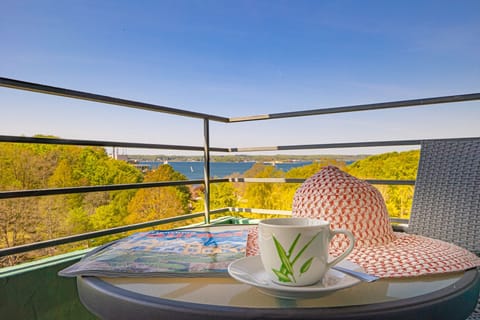 sunny balcony with a fantastic view